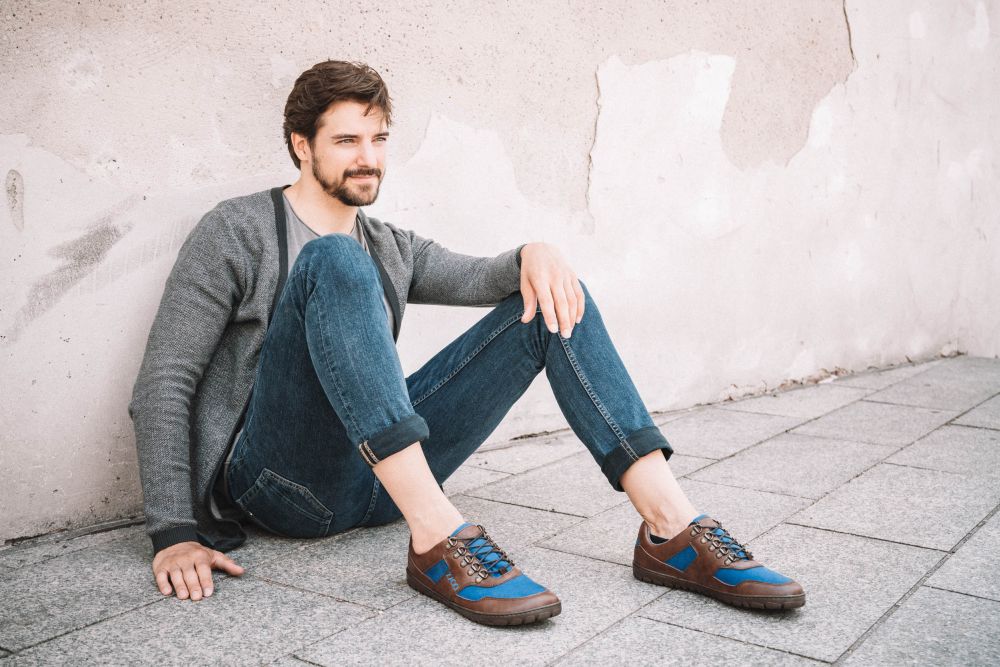 Hiqe alacsony barna kék vízálló