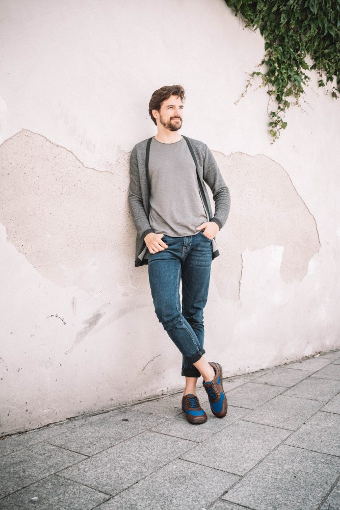 Hiqe alacsony barna kék vízálló