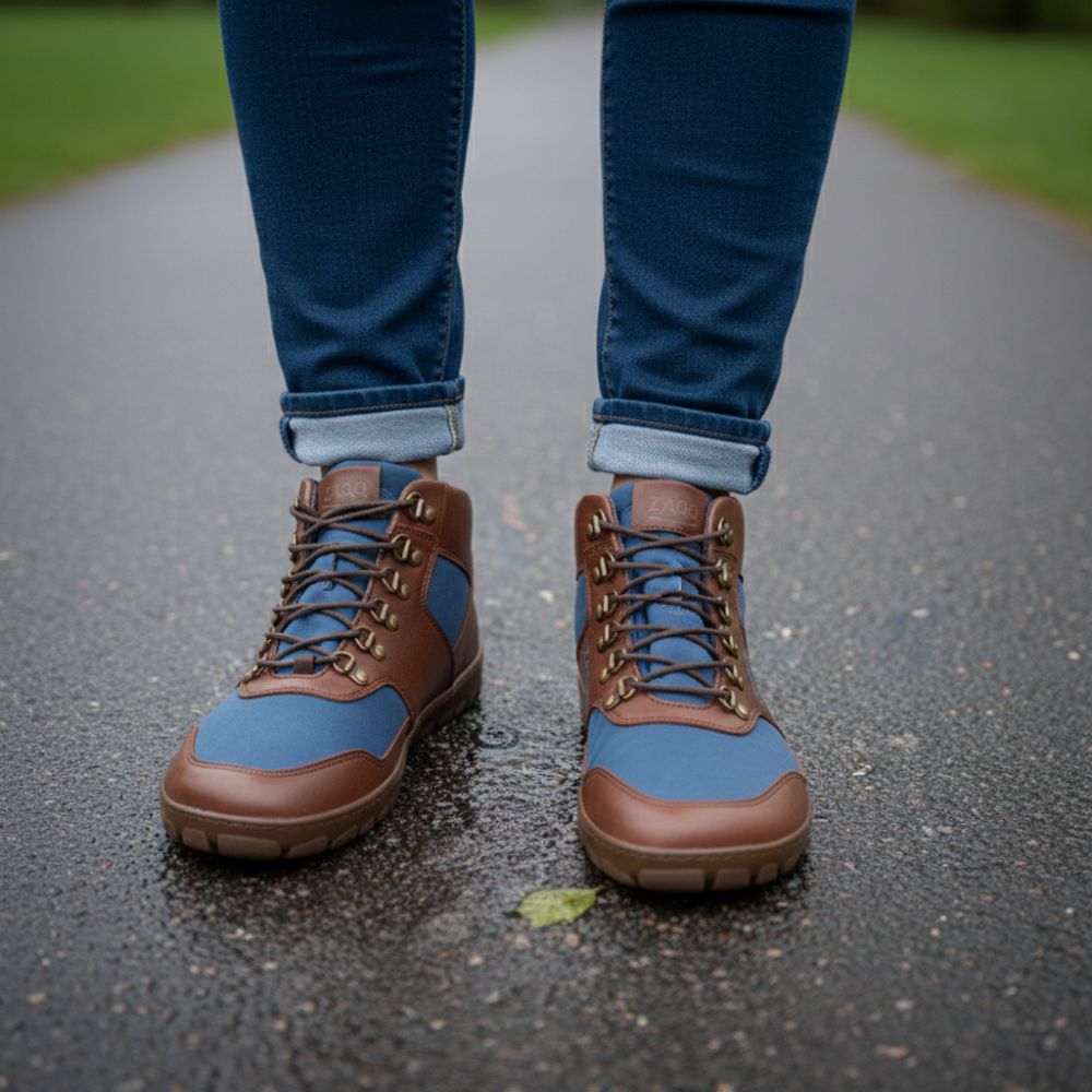 Hiqe középső vegán kék vízálló