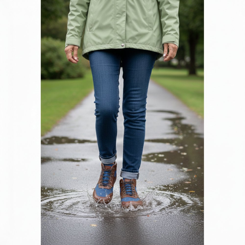 Hiqe középső vegán kék vízálló